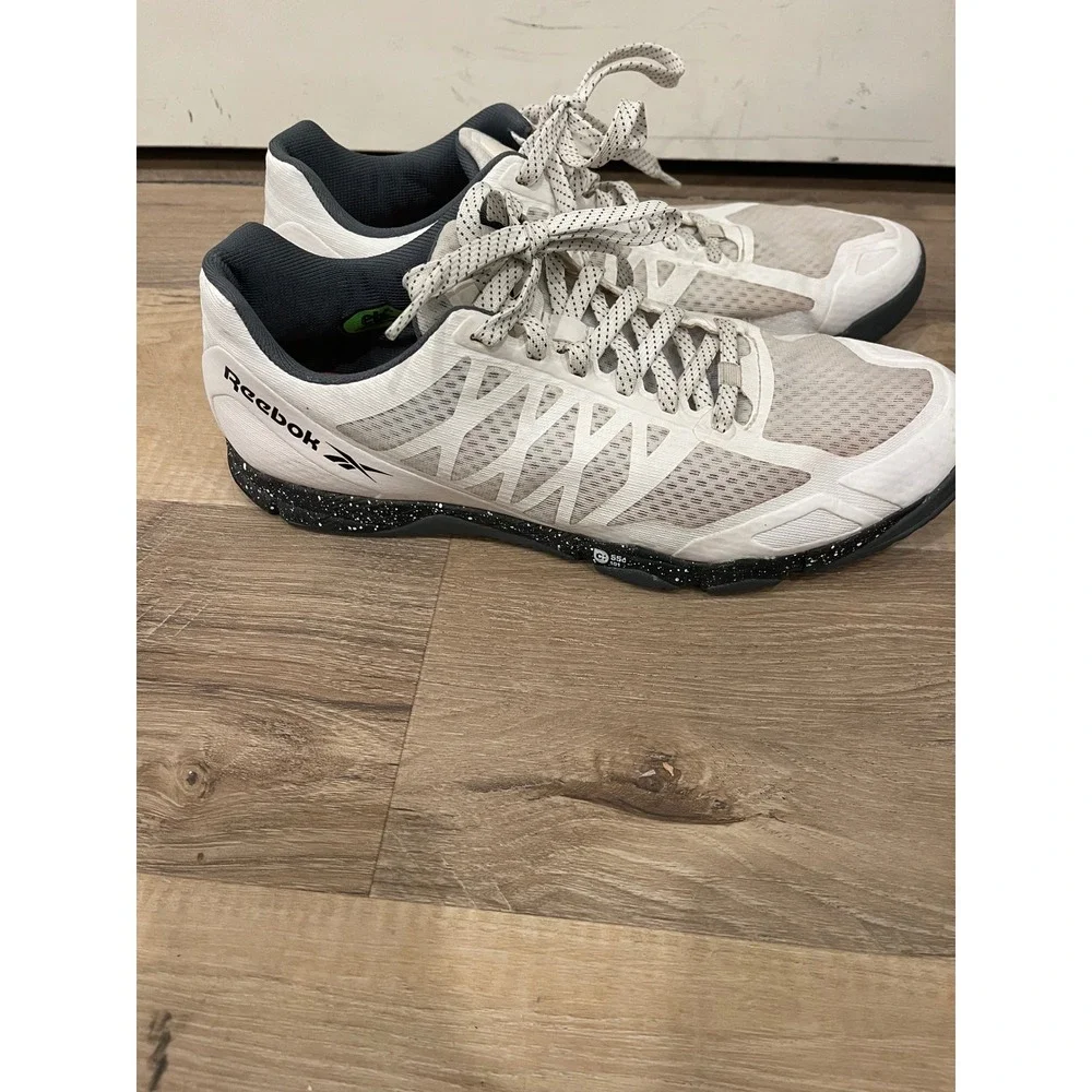 Reebok Nano X1 Size 10 White Mesh‎ Gorpcore Athletic Training Shoes Mens